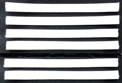 (6) Luxury White VPi Replacement Record Cleaning Strips Velvet/3M Quality Strip