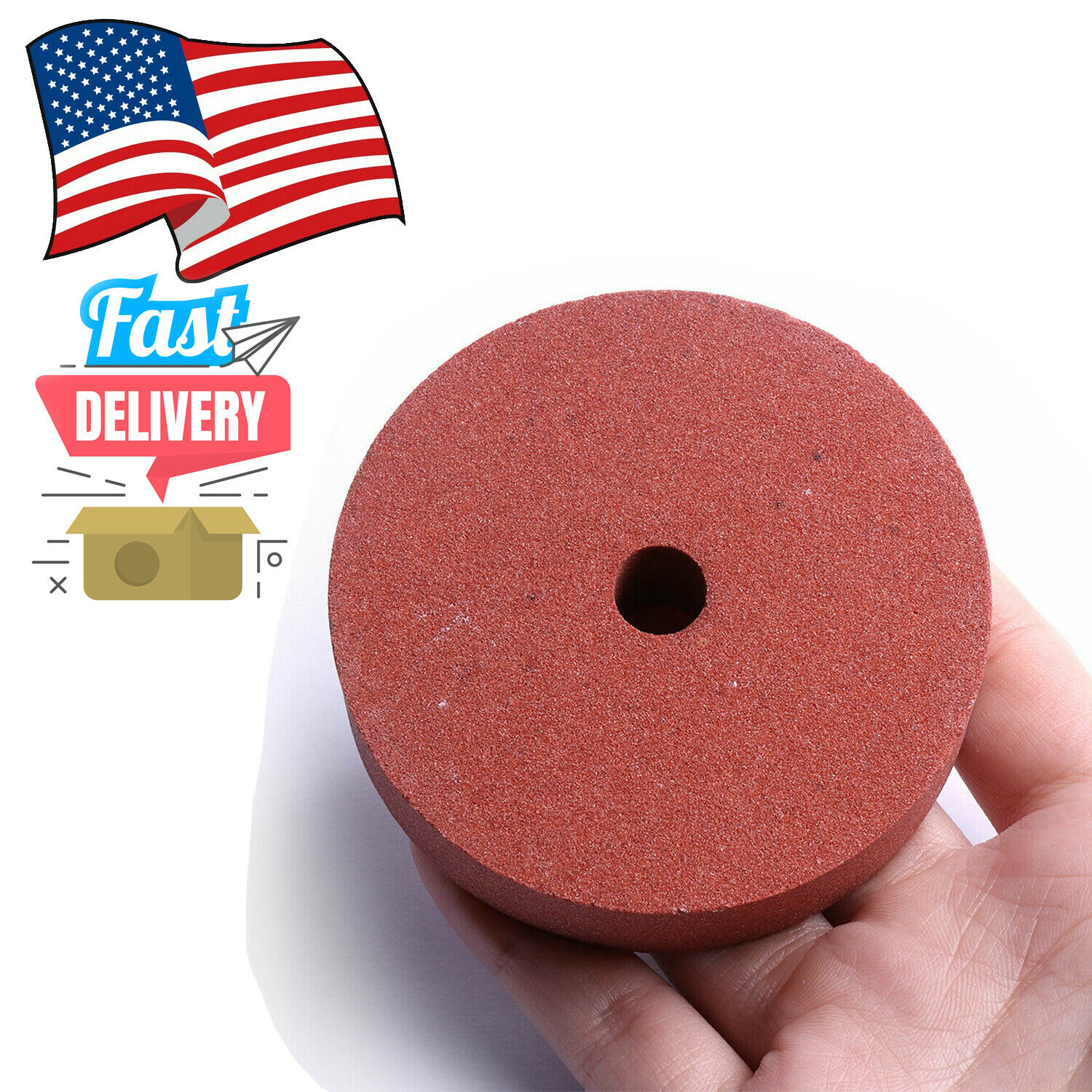 3Inch 120# Polishing Grinding Stone Wheel For Bench Grinders Metal Working