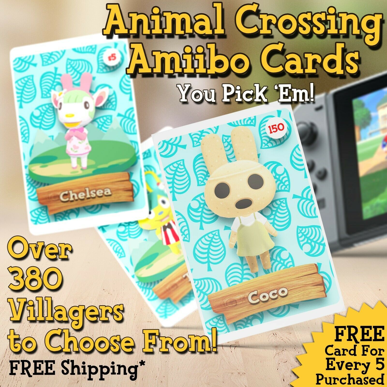 * ANIMAL CROSSING AMIIBO CARDS * PICK YOUR VILLAGERS! * SANRIO * and MORE!!!
