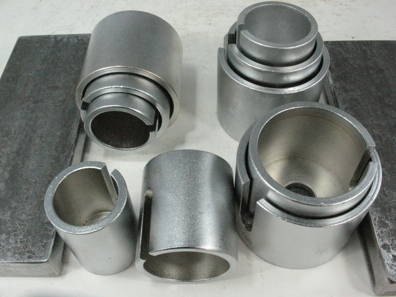 NEW 12 to 30 ton Bushing Bearing Install Remove 10 DEEP DRIVER Set+ Press Plates