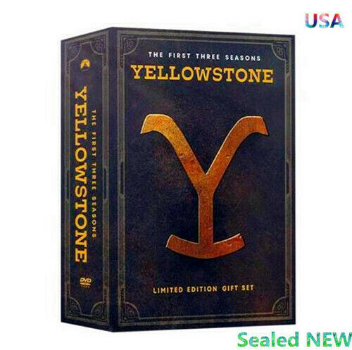 Yellowstone Complete Series Season 1-3 DVD Set (12 discs, US Seller) GIFT BOX